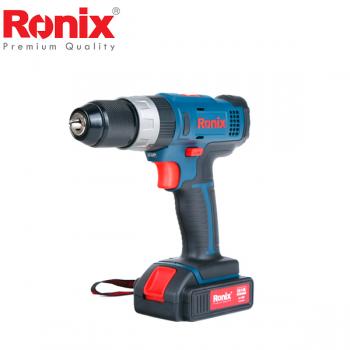 دریل شارژی چکشی لیتیوم رونیکس 14 ولت مدل Ronix 8614k